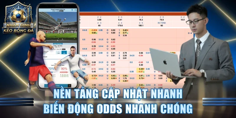 Nền tảng cập nhật biến động odds nhanh chóng