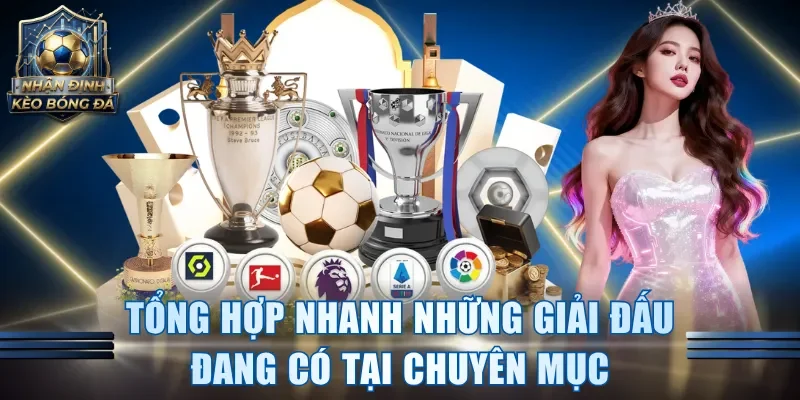 Tổng hợp nhanh những giải đấu đang có tại chuyên mục